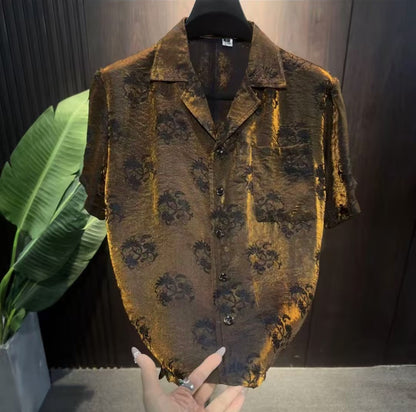 Luxury Gradient Print Shirt