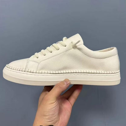 Men's Soft Sole Double Stitched Leather Casual Shoes