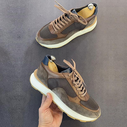 Men's Suede Mesh Retro Running Shoes