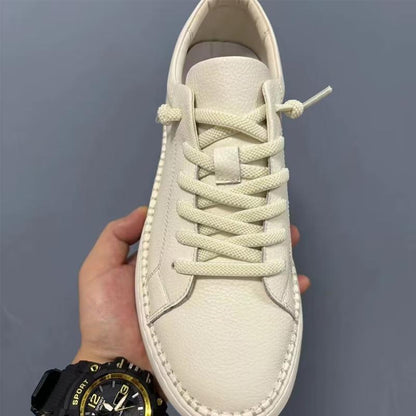 Men's Soft Sole Double Stitched Leather Casual Shoes